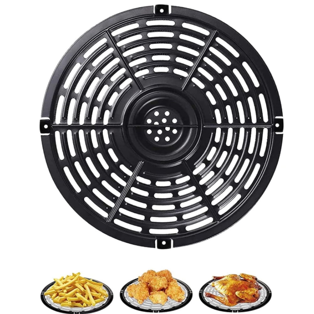 QIFEI Air Fryer Replacement Grill Pan, Crisper Plate,Air fryer Accessories,  Non-Stick Fry Pan, Dishwasher Safe 