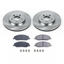 Ultimate Brakes Front Ceramic Brake Pad and Rotor Kit with Hardware WM80117