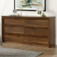 thumbnail image 3 of Pemberly Row 6 Drawer Dresser in Grand Walnut, 3 of 10