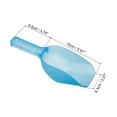 thumbnail image 2 of Uxcell Plastic Ice Maker Flour Shovel 12oz Ice Scoop Blue, 2 of 6