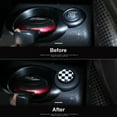 thumbnail image 3 of Car Engine Start Button Cover Compatible with For Mini Cooper R56 R60 R58 R59 R55 R57 R61 Push Start Stop Button Cover Engine Ignition Ring Pushbutton Starter Cap for Car Accessories, 3 of 7