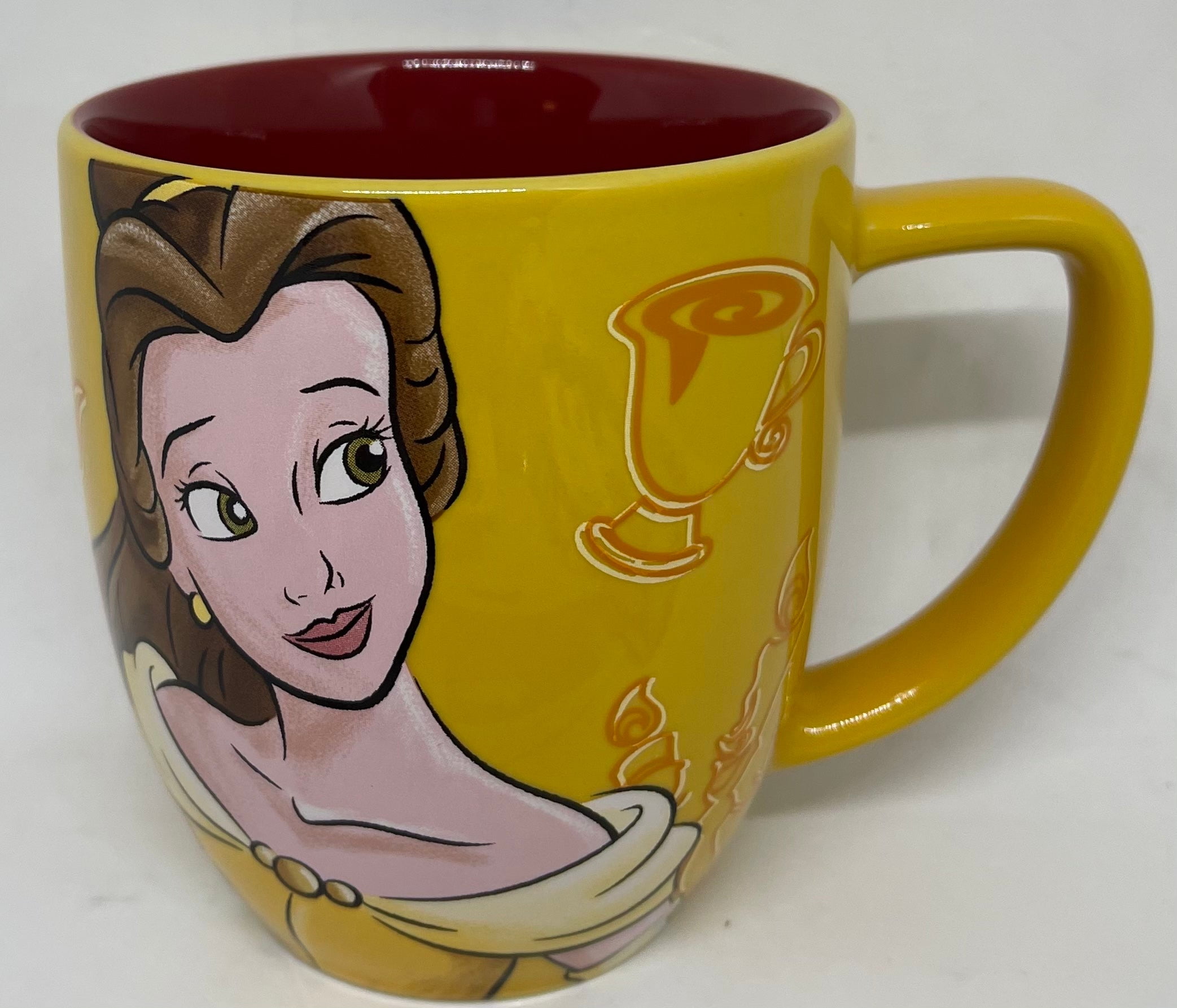 New Original Disney Beauty and the Beast Belle Princess mug Coffee cup and  saucer set ceramic glass of water mug - AliExpress