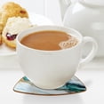 thumbnail image 7 of HemaKayy Set of 6 Decorative Coasters for Drinks, Waterproof Leather Drink Coaster with Double Side Non-Slip Surface for Cup Kitchen Home Housewarming Gift, Rectangle 4" - Abstract Marble Texture, 7 of 7