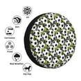 thumbnail image 4 of Gukieu Soccer and Football Print Car Tire Cover, Adjustable Waterproof and Dustproof Tire Protection Cover, Suitable for SUV, Truck, Van-15 inch, 4 of 6