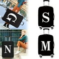 thumbnail image 2 of Luggage Protective Cover Thick Elastic Luggage Protective Covers Dust Anti-Scratch Protective Suitcase Covers White Letter Print 8White R XL(29 - 32 inch), 2 of 6
