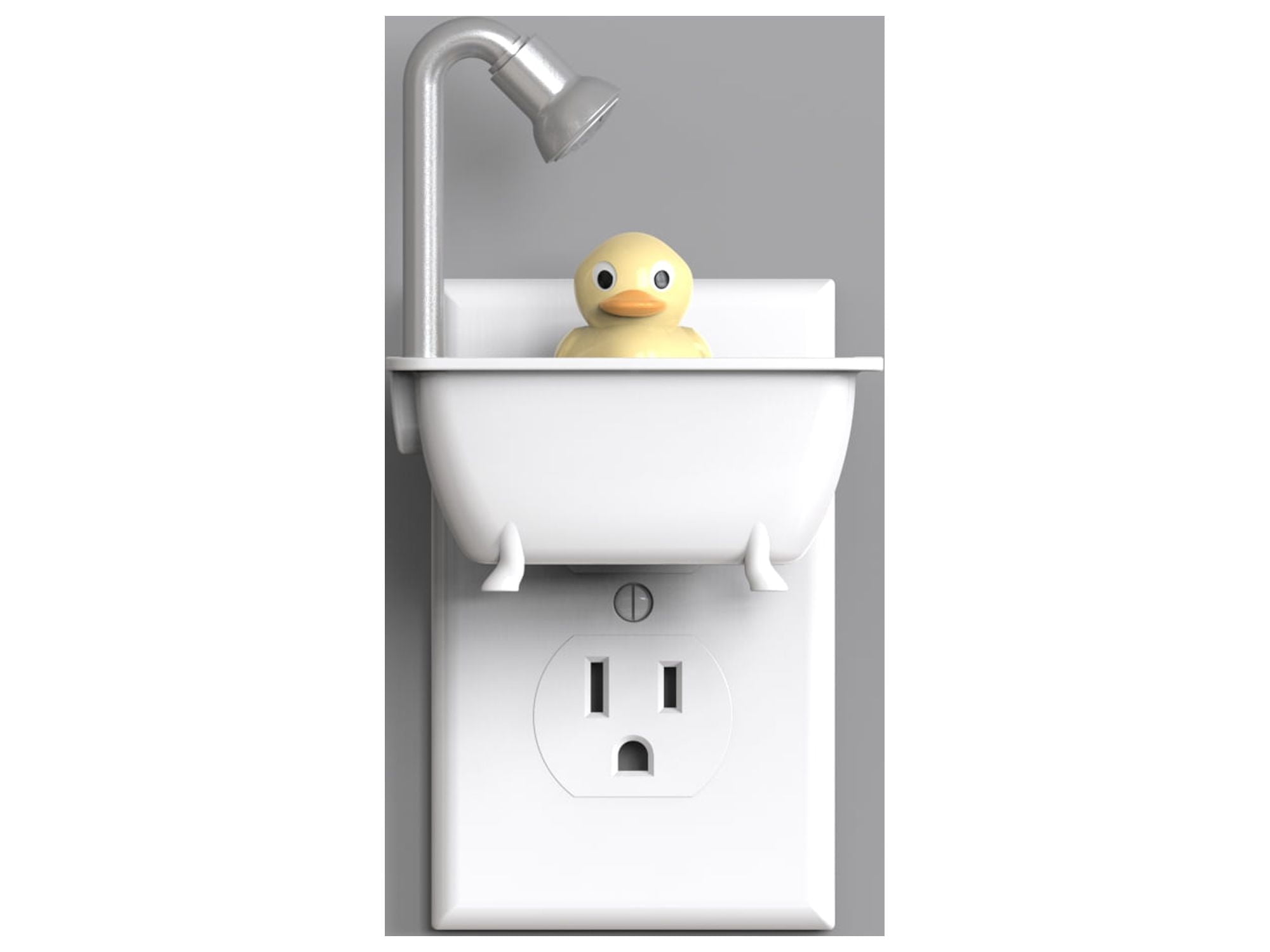 (4 pack) Meridian LED Duck in a Tub Automatic Night Light, 1 pack, 3.38in by 3.38in