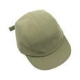 thumbnail image 1 of Short Brim Cap Unisex Solid Color Color Replacement Replacement Sunproof Decorative Stylish Casual Adjustable Fashionable Baseball Hat Green, 1 of 7