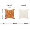 thumbnail image 5 of Hello Fall Pillow Covers 20x20 Inch 2 Pcs,Burnt Orange White Fallen Leaves Decorative Throw Pillows,Autumn Harvest Farmhouse Outdoor Decor Pillowcase Linen Cushion Cover for Home Couch Sofa Bed, 5 of 6