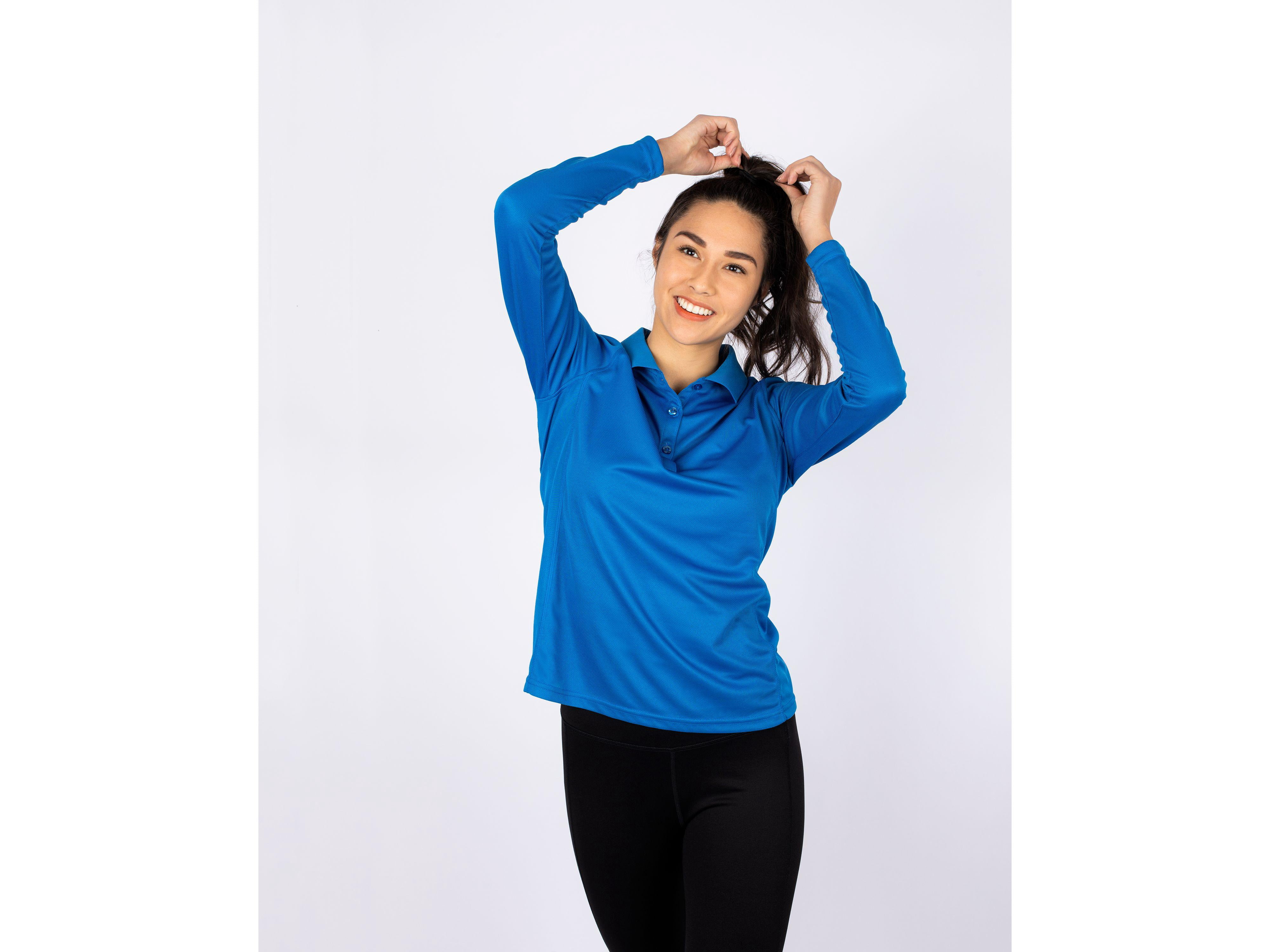 Clique Ice Pique Women's Long Sleeve Tech Polo