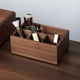 thumbnail image 4 of Caja de Almacenamiento Multifuncional de Nogal Negro, de Madera Maciza, para Sala de Estar, con Control Remoto, para Escritorio, Organizador de Cosméticos., 4 of 5