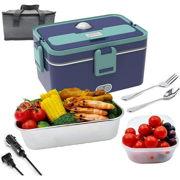 Portable Electric Heating Lunch Box 12V 24V Bento Travel Food Heater Car Plug UK