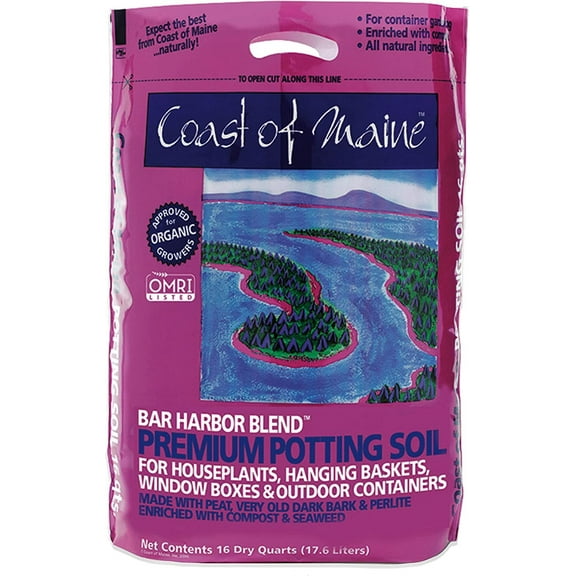 Coast of Maine - Premium Potting Soil - Bar Harbor Blend 16 QT