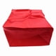 thumbnail image 3 of 5X Bolsa Grande Enfriadora Plegable Bolso Portátil Aislado para Pastel de Alimentos Caja Térmica de Papel de Aluminio Bolsa de Hielo Una de Almuerzo Bolsa de Entrega Rojo, 3 of 5