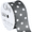 Gray, variant on (2 pack) Offray Ribbon, Multi Color 1 1/2 inch Dot Grosgrain Ribbon 9 feet