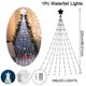 thumbnail image 3 of Guirnalda de luces navideñas en forma de cascada con estrella decorativa, adornos para árboles de Navidad para el hogar 2024, Navidad Natal, Año Nuevo 2025, 3 of 5
