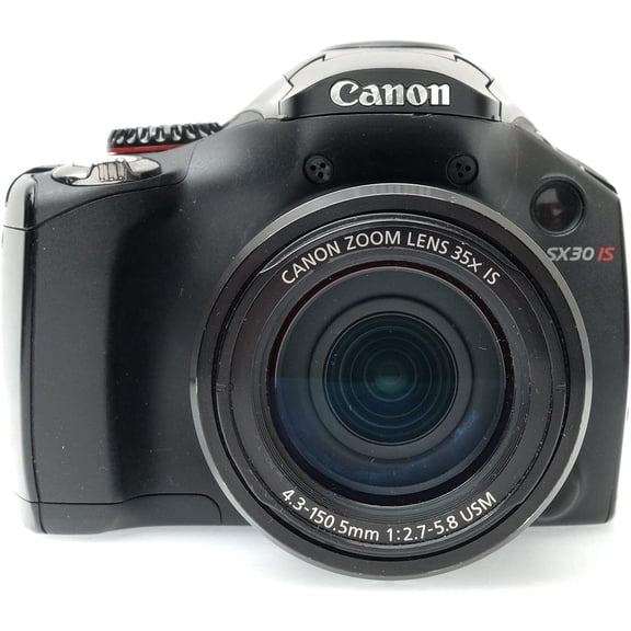 Restored Canon SX30IS 14.1MP Digital Camera with 35x Wide Angle Optical Image Stabilized Zoom and 2.7 Inch Wide LCD (Refurbished)