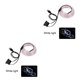 thumbnail image 4 of Riwesomey Iluminación interior del coche Tira de LED Decoración Guirnalda Línea de tubo de cuerda de alambre Luz de neón flexible con unidad de luz blanca 2piezas Riwesomey CBP062954, 4 of 6
