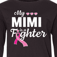 thumbnail image 4 of Inktastic Breast Cancer Awareness My Mimi is a Fighter Long Sleeve Youth T-Shirt, 4 of 5