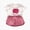 A001 Red, variant on Toddler Kid Girl 2T 3T 4T Summer 2Pcs Set Cute Fruit Print T-Shirt and Soft Cotton Shorts Sweet Casual Wear Kaprioy Clothes for Girls