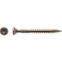 Big Timber 5015925 No.9 x 2 in. Star Coated Wood Screws, Gold Zinc - 5 lbs - Pack of 585
