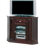 Leick Furniture Riley Holliday Tall 46" Corner TV Stand in Espresso