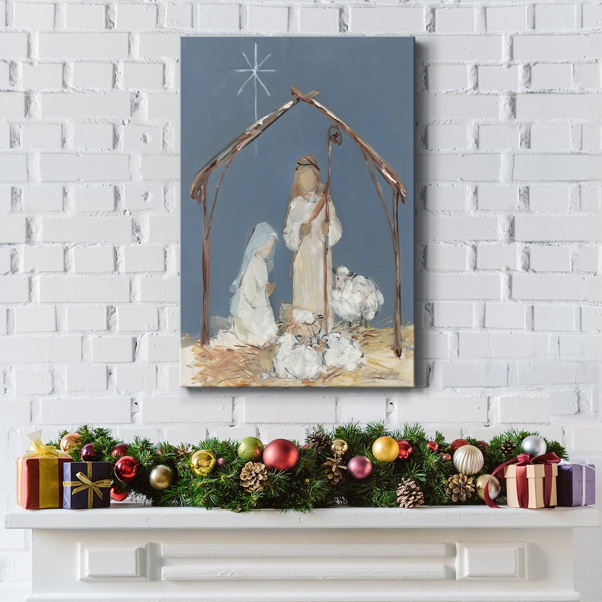 Twilight Nativity Prayer- Gallery Wrapped Canvas