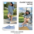 thumbnail image 6 of JENN ARDOR Women's Canvas Shoes Low Top Classic Slip-On Round Toe Lightweight Comfort Fashion Sneakers Flats for Walking, 6 of 8