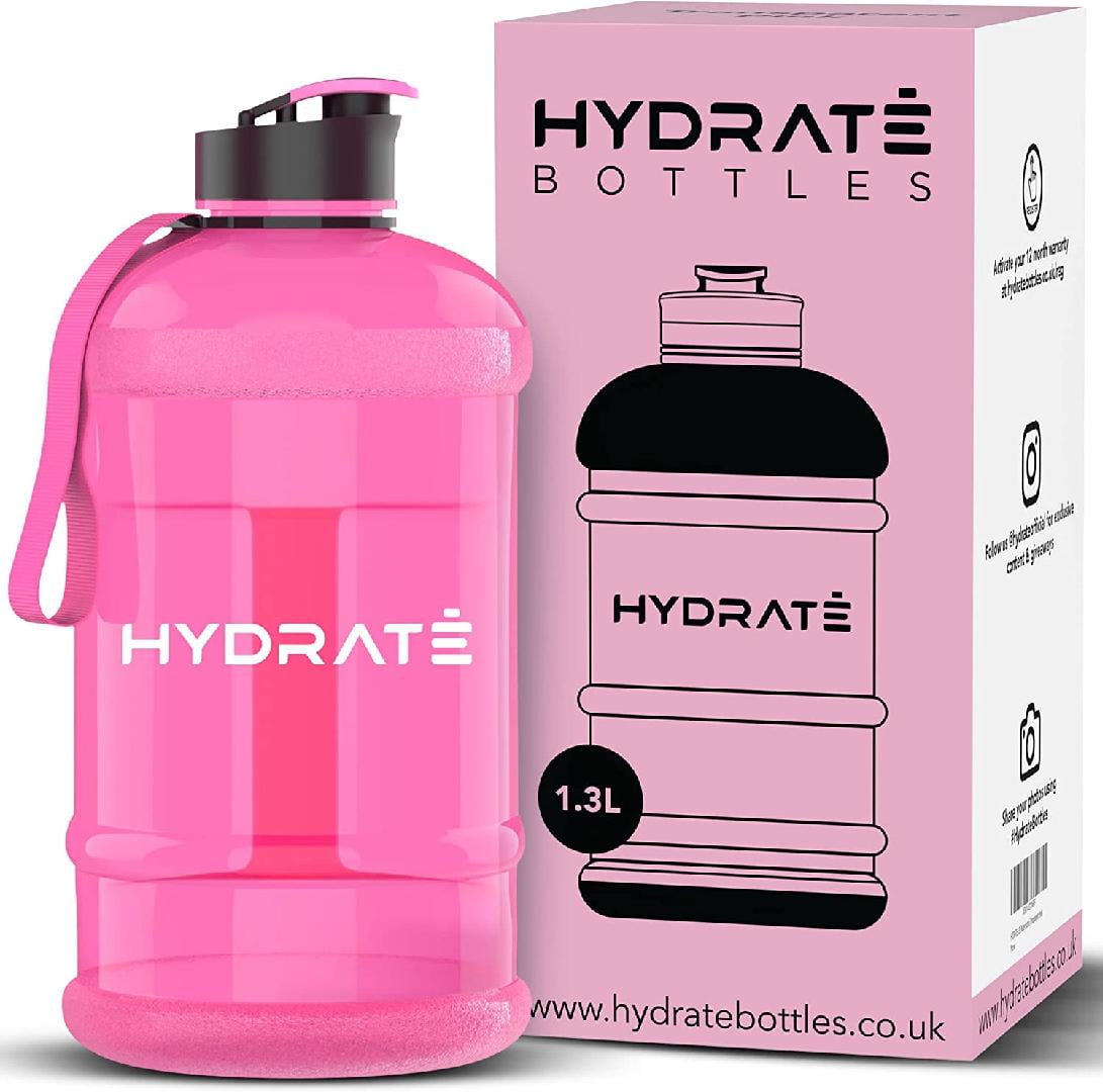 XL Jug 43 oz Water Bottles BPA Free, Flip Cap, Ideal for Gym, Large