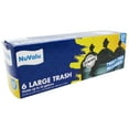 thumbnail image 1 of NuValu Ultra Strong Quality Black Trash Bags with Twist Ties, Large 33 Gallons, 4 PACK (24 Bags), 1 of 3