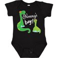 thumbnail image 3 of Inktastic Nannys Boy Grandson Dinosaur Boys Baby Bodysuit, 3 of 5