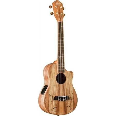 Oscar Schmidt Ou8tlce Tenor Elect Spalted Maple Ukuele
