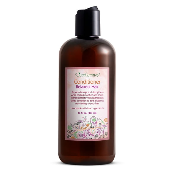 Just Nutritive Relaxed Conditioner, Revive Dry Damaged Hair for Daily Use, No Sulfates 16oz