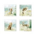 thumbnail image 1 of Great Art Now Meadows Edge by Danhui Nai 4 Piece Canvas Art Set Each 14W x 14H, 1 of 5