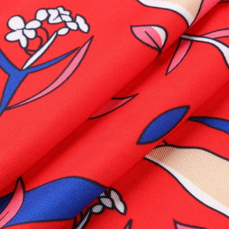 

Vedolay Floral Maternity Dress Women Ruffle Chiffon Off Shoulder Maternity Dress for Photography Baby Shower Flounce Maxi Gown for Photoshoot Red XXL