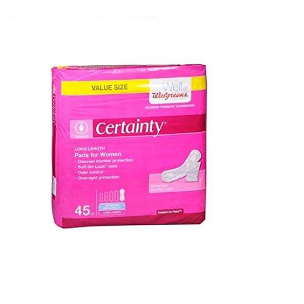 Walgreens Certainty Bladder Protection Pads for Women, Ultra Absorbency