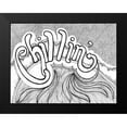 thumbnail image 2 of Varacek, Pam 24x19 Black Modern Framed Museum Art Print Titled - Chillin Free, 2 of 5