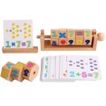 thumbnail image 1 of 1 Set of Wooden Cube Puzzle Toy Numerical Block Toy Funny Block Number Puzzle Kids Toy, 1 of 8