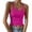 Hot Pink, variant on Women Summer Casual Basic Graphic Tanks Vest Funny Beach Vacation Classic Fit Shirt