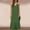 🔥 Green, variant on Sentmoon Womens Linen Dress Summer Solid Color Sleeveless Crew Neck Wedding Guest Dress Cocktail Regular Fit Spaghetti Strap for Daily and Commute Red L