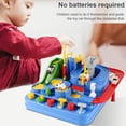 thumbnail image 4 of Coche para niños, juguetes de aventura, juego para padres e hijos, pistas de carreras, modelos de tráfico ferroviario de vehículos, accesorios de aprendizaje, regalo de cumpleaños para el hogar, azul Jumpingount FN000794-02, 4 of 7