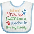 thumbnail image 3 of Inktastic Mechanic Like Daddy Boys or Girls Baby Bib, 3 of 4