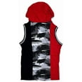 thumbnail image 2 of Ecko Unltd Men's Hoodie T-Shirt Stitch Panel Sleeveless Tee (Small, Red), 2 of 4