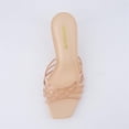 thumbnail image 6 of Cushionaire Naty Jelly Kitten Heels for Women, Chic Slip-On Mule Design with Modern Open Square Toe Womens Heels, 6 of 19