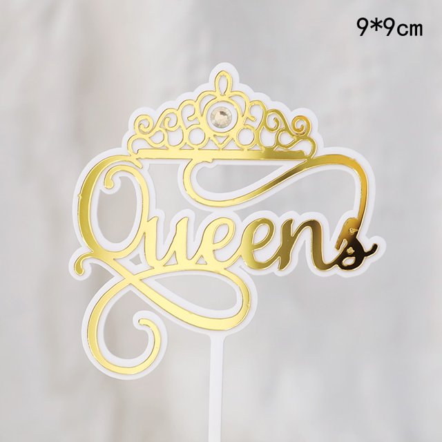 New White Black Skirt Happy Mothers Day Cake Topper Girl Birthday Cake Decoration Party Supplies Cake Decorating Tools Gao Jinjia LED