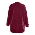 thumbnail image 6 of Gyexs Womens Long Sleeve Button Blazers Work Casual Notch Lapel Business Open Front Blazer Jacket with Pockets, Red, Size S, 6 of 6