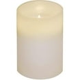 thumbnail image 2 of Brite Star Bougie Pilier Sans Flamme Blanche 3X4, 2 of 4