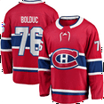 thumbnail image 1 of Men's Hockey Jersey Montreal Canadiens Red Home #76 Zack Bolduc Fan Jersey Adult Sports Jersey, 1 of 2
