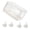 Transparent color, variant on Permanent Pliable Storage Box Wheeled Magnetic Ending Planner Essential