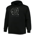 thumbnail image 2 of Men's Black Brooklyn Nets Big & Tall Pop Pullover Hoodie, 2 of 3