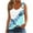 B-Mint Green, variant on ZQUUVOU Tank Top For Women Printed Crew Neck Tops (A-Light Blue,M)